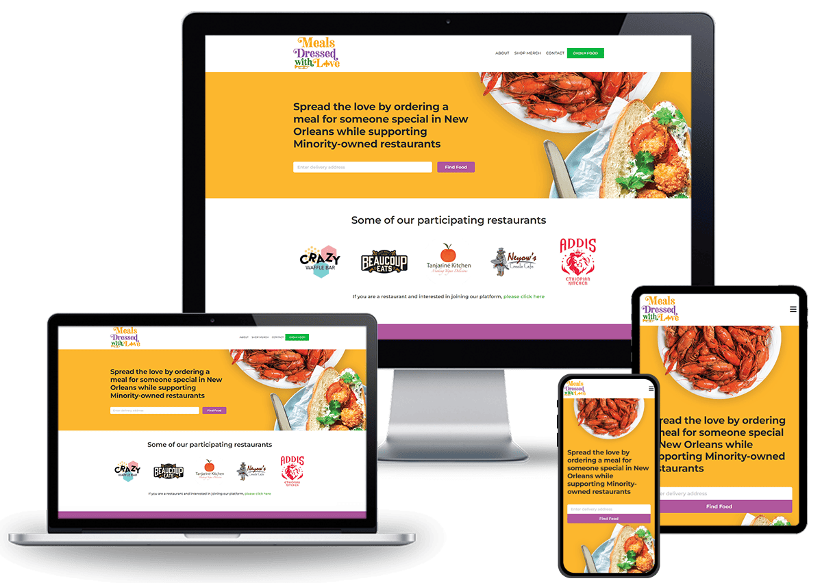 Food website project